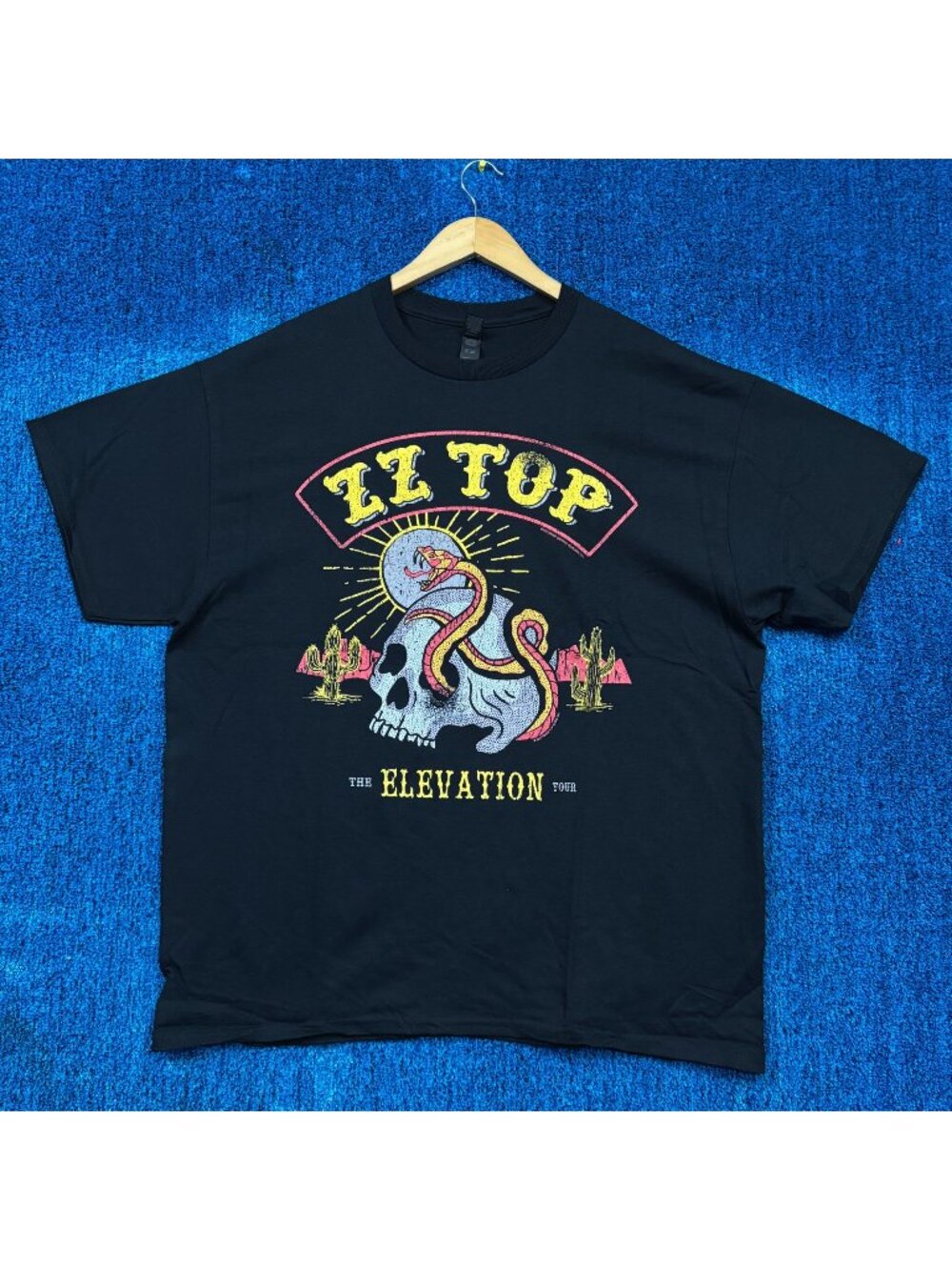 ZZ Top 2025 The Elevation Tour Dates Southern Rock Tee XL